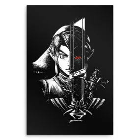 A Hero's Dark Reflection - Metal Print