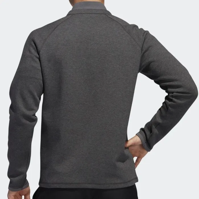 adidas Club 1/2 Zip Sweater - Black Heather