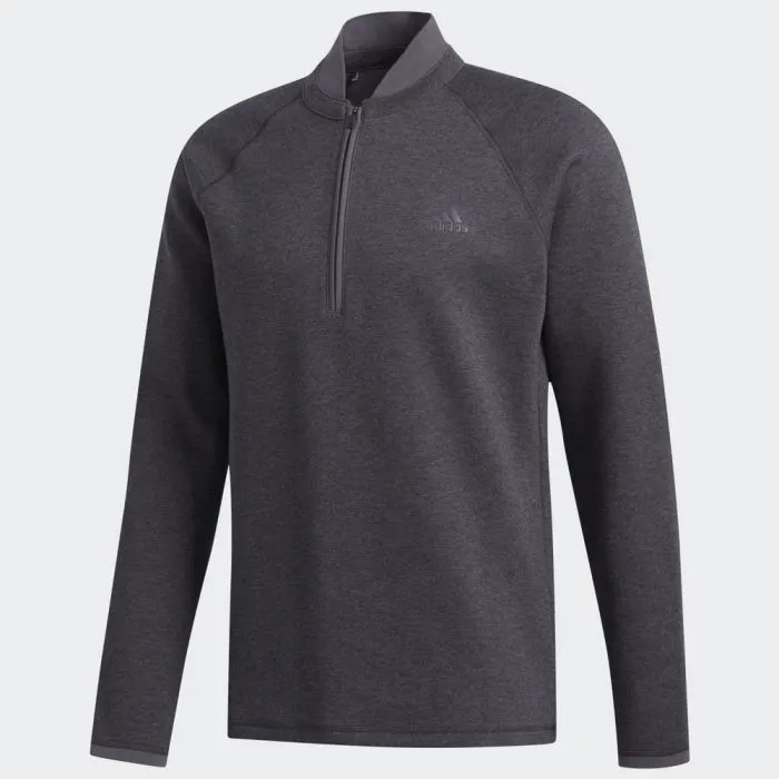 adidas Club 1/2 Zip Sweater - Black Heather