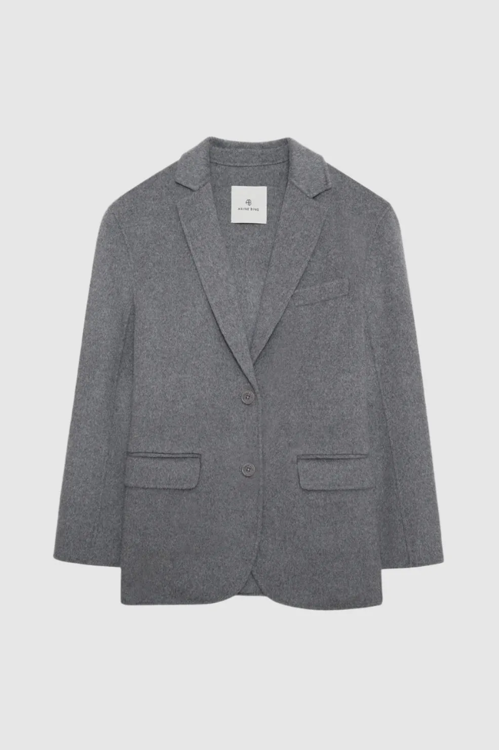 Anine Bing Quinn Blazer in Heather Grey