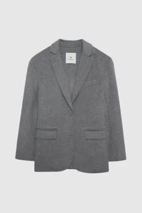 Anine Bing Quinn Blazer in Heather Grey