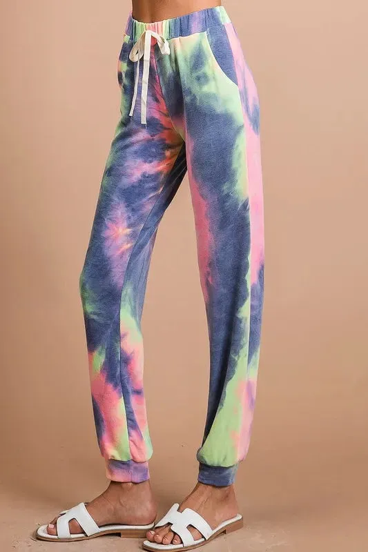 Barret Tie Dye French Terry Casual Pants