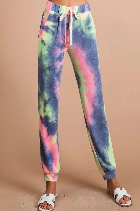 Barret Tie Dye French Terry Casual Pants
