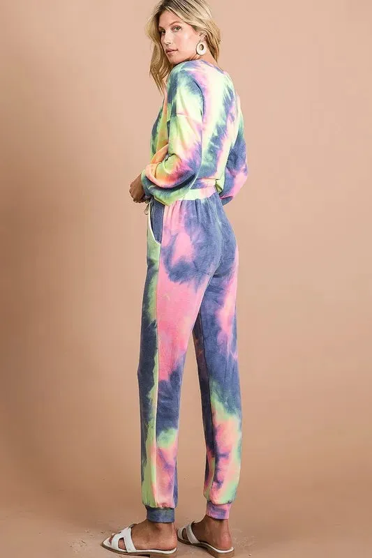 Barret Tie Dye French Terry Casual Pants