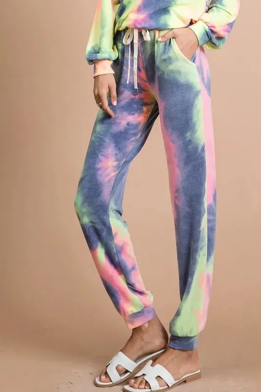 Barret Tie Dye French Terry Casual Pants
