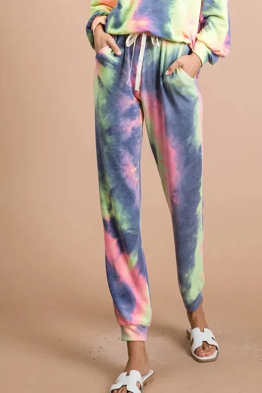 Barret Tie Dye French Terry Casual Pants