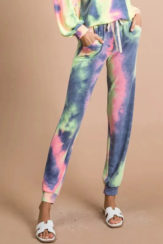 Barret Tie Dye French Terry Casual Pants
