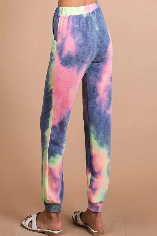 Barret Tie Dye French Terry Casual Pants