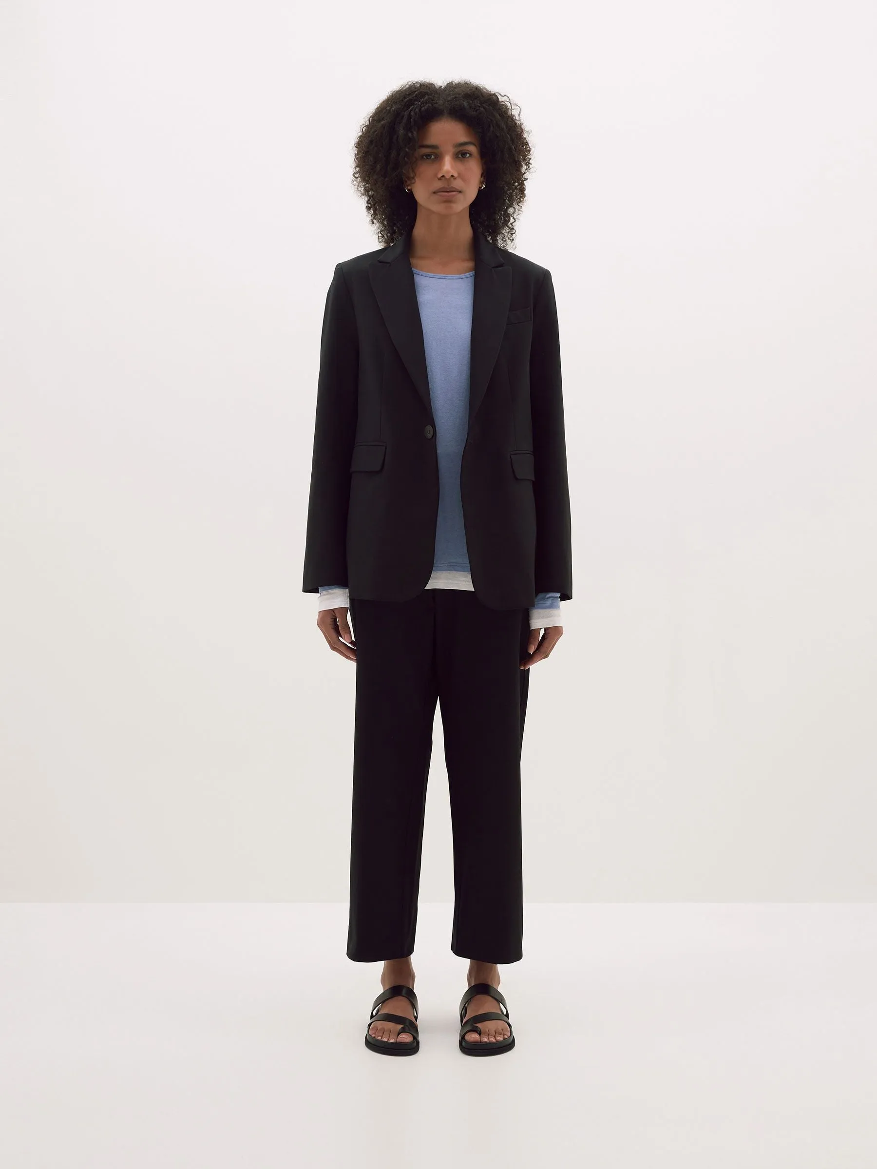 Bassike Classic Tailored Jacket - Black