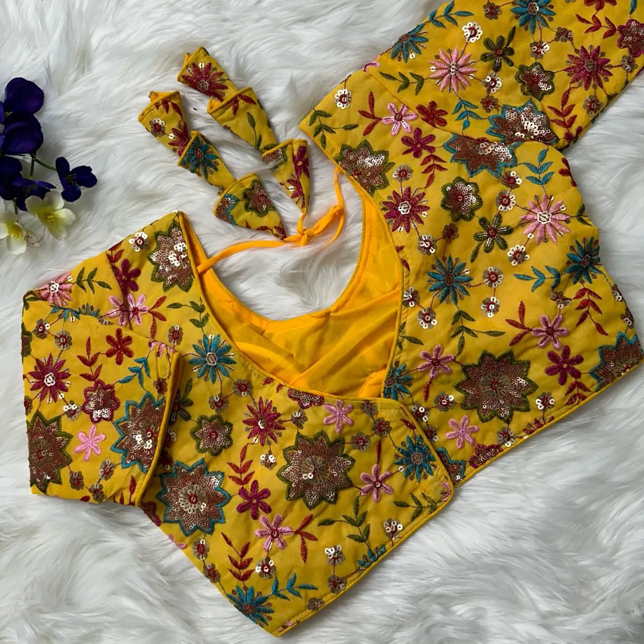 Beautiful Designer Readymade Pure Viscose Georgette Blouse