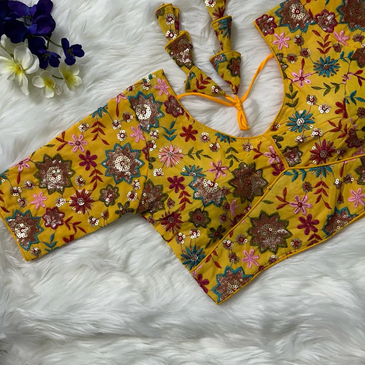 Beautiful Designer Readymade Pure Viscose Georgette Blouse