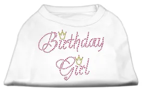 Birthday Girl Rhinestone Shirt White L (14)