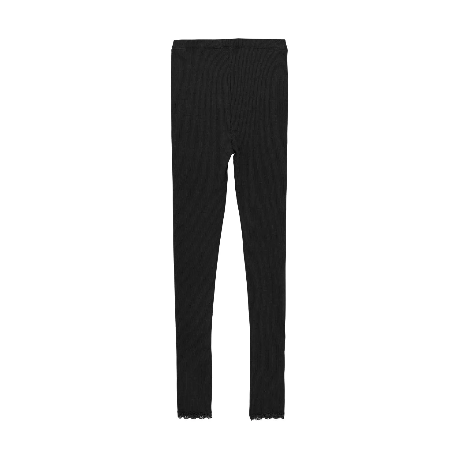 Black Ribbed Leggings
