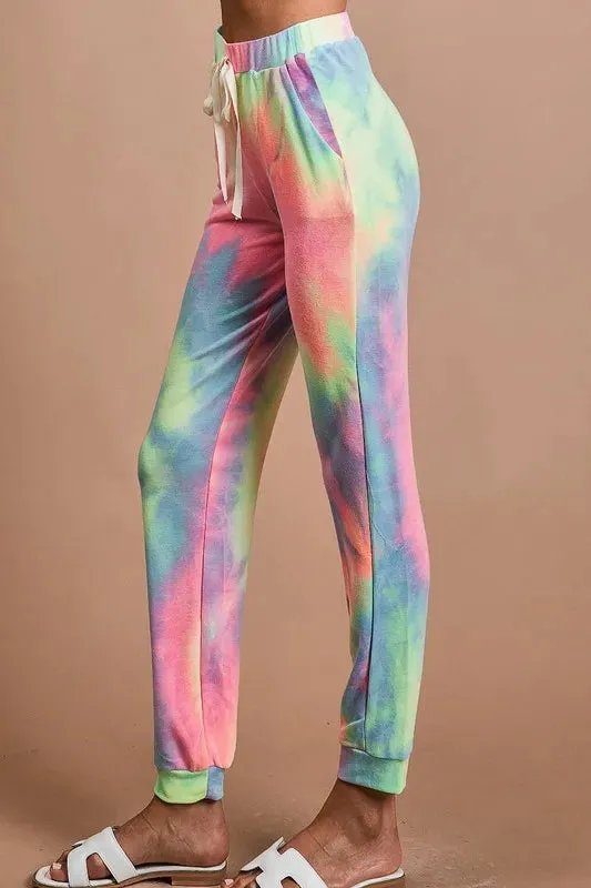 Blake Tie Dye French Terry Casual Pants