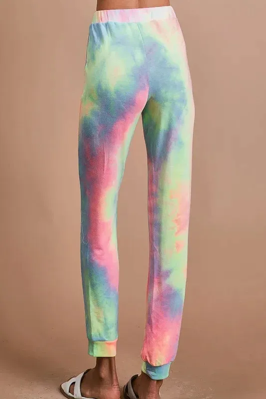 Blake Tie Dye French Terry Casual Pants