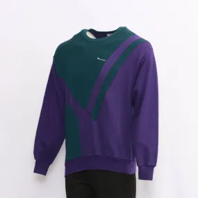 CR262 Reworked Unisex Branded Sweatshirt with Contrast Insert Made Using Branded Sweatshirt