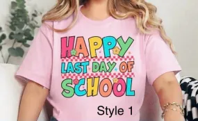 Last Day of School shirt