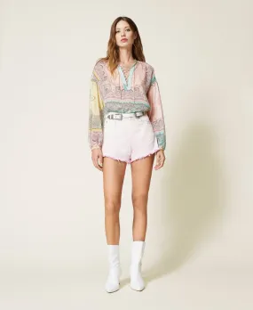 Multi pastel print Blouse