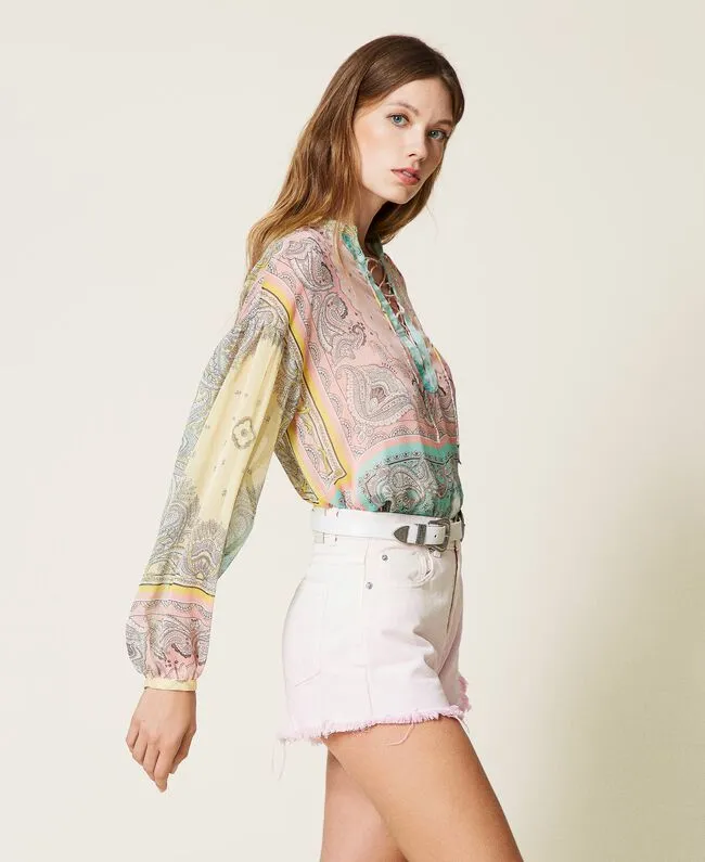 Multi pastel print Blouse
