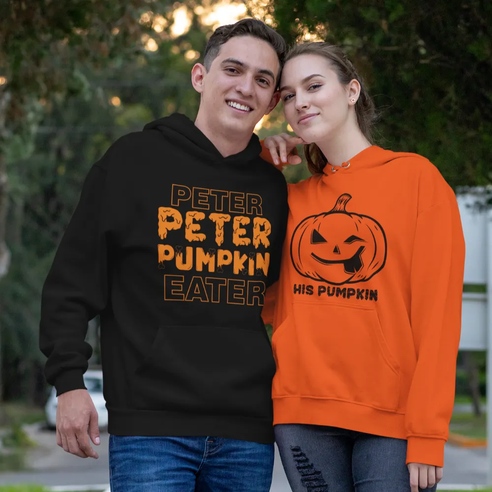 Peter Peter Pumpkin eater halloween couple shirt