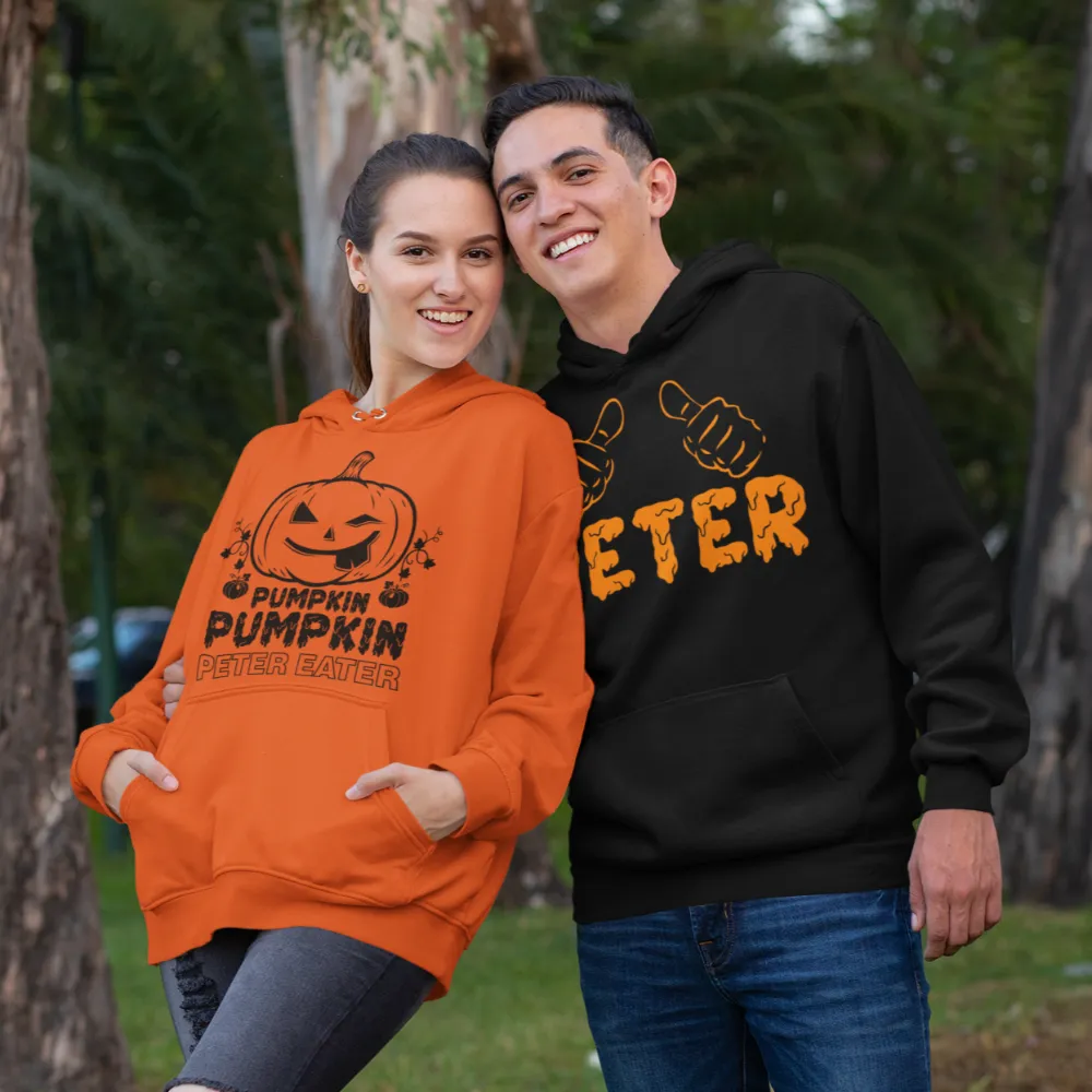 Peter Peter Pumpkin eater halloween couple shirt