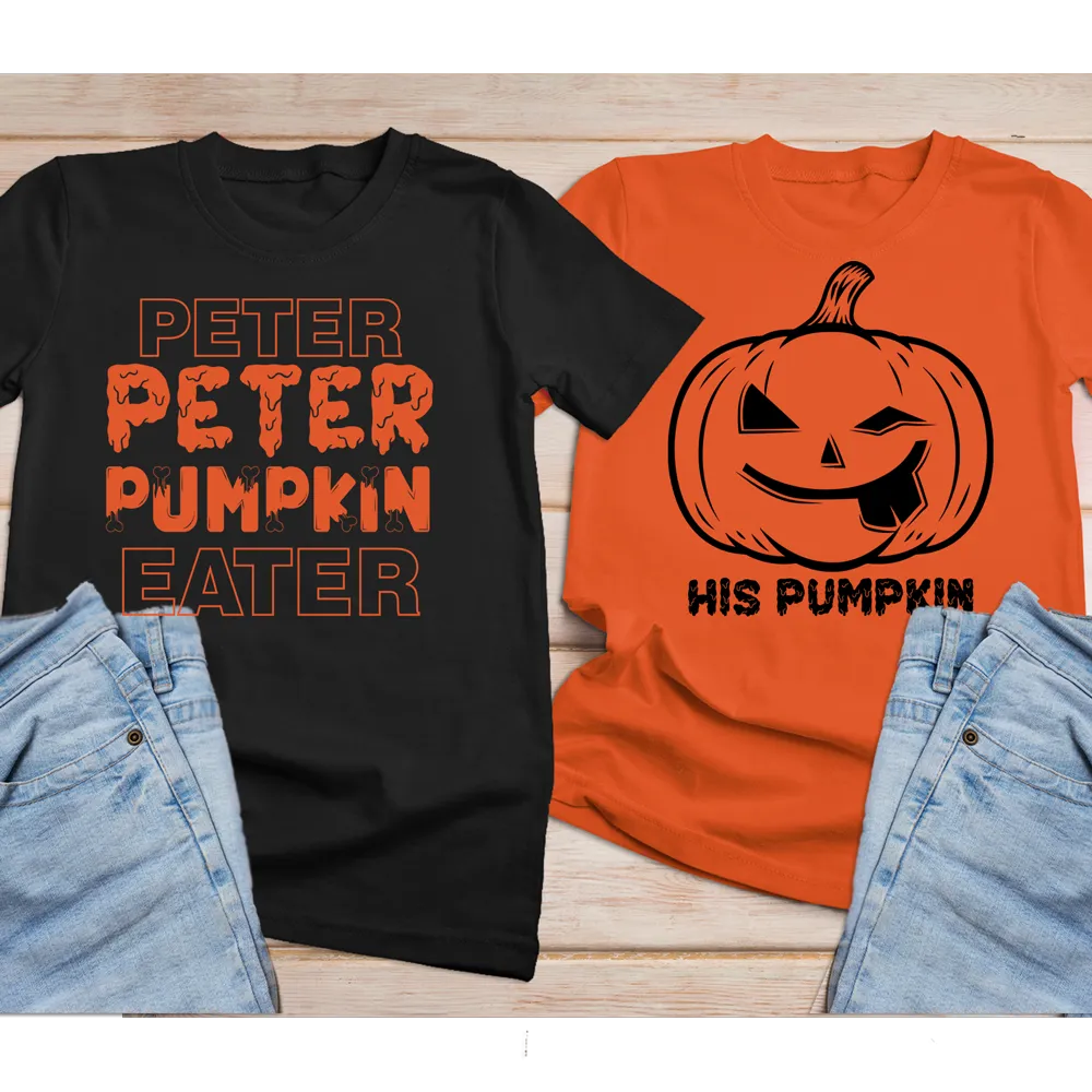 Peter Peter Pumpkin eater halloween couple sweatshirts / hoodie