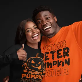 Peter Peter Pumpkin eater halloween couple sweatshirts / hoodie