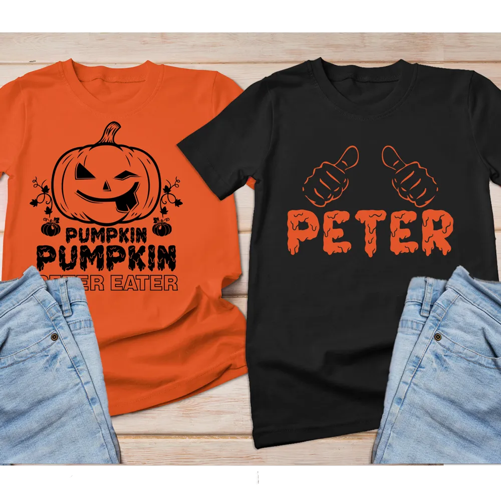 Peter Peter Pumpkin eater halloween couple sweatshirts / hoodie