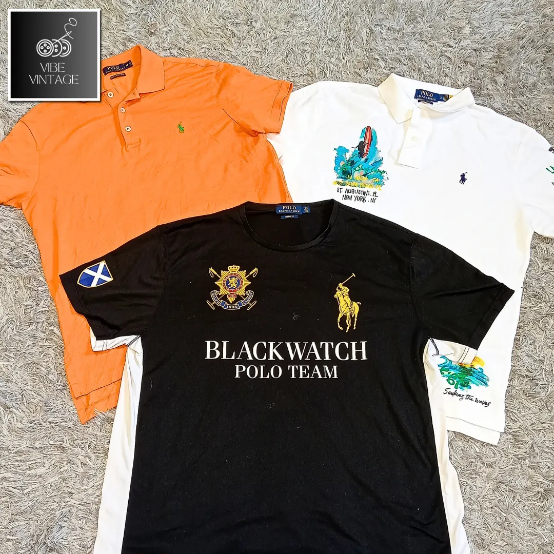 RALPH LAUREN POLO MEN'S T-SHIRTS - 50 PCS