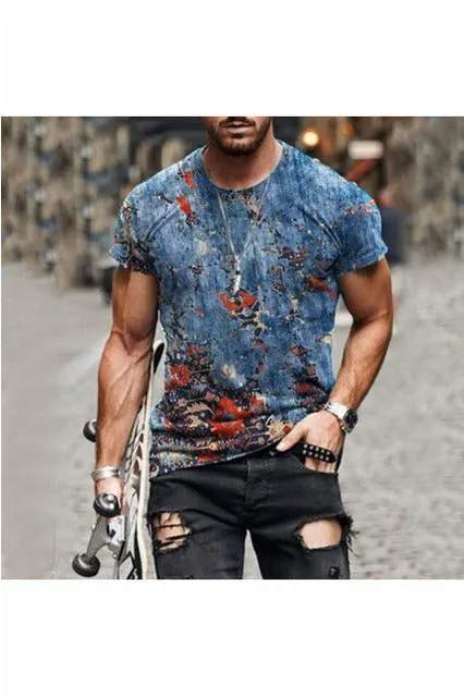 Retro Short-Sleeved T-Shirts