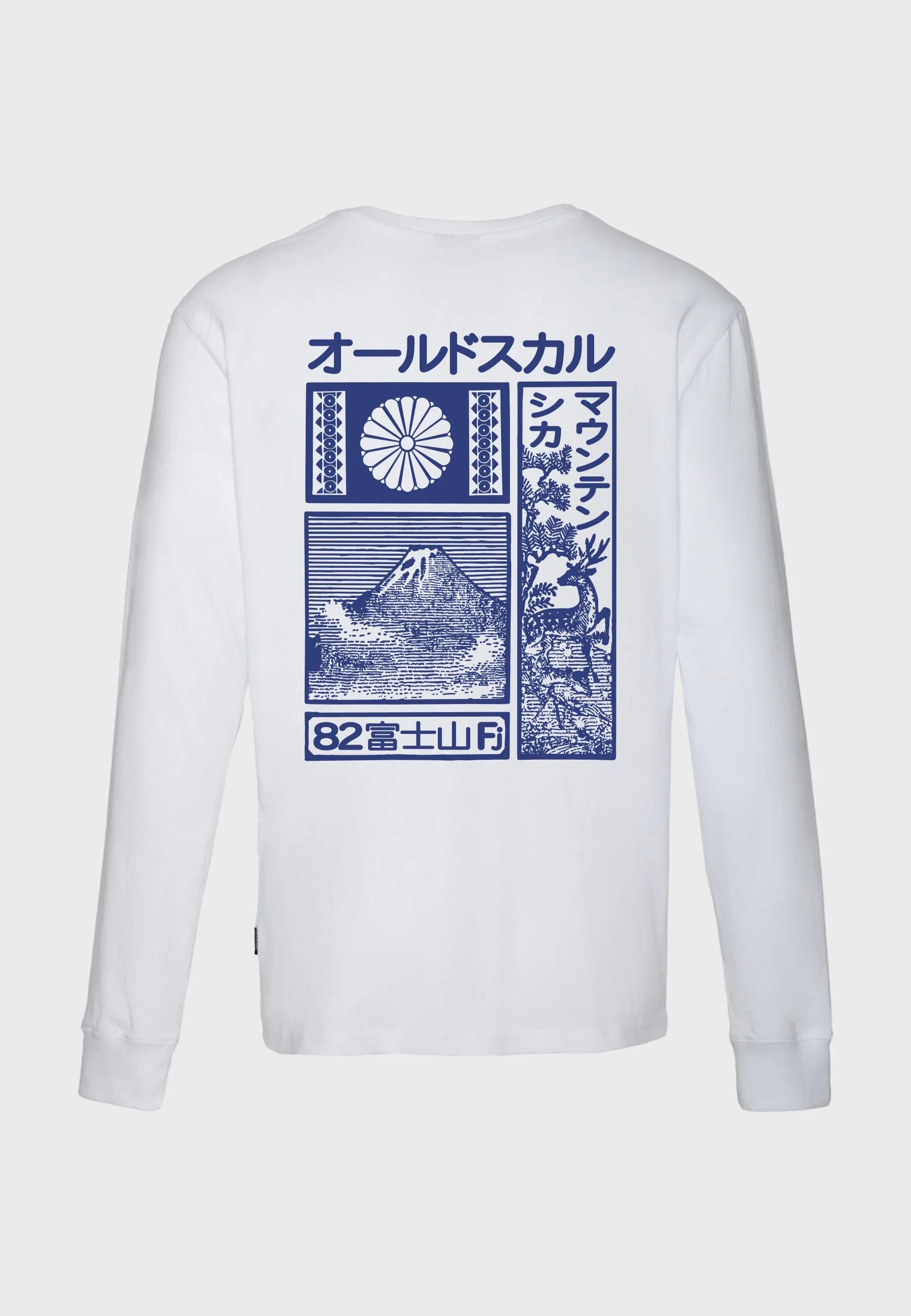 Roof Top Backprint Longsleeve T-Shirt White