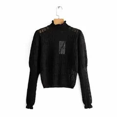 SWEATER WITH PUFF SLEEVES
