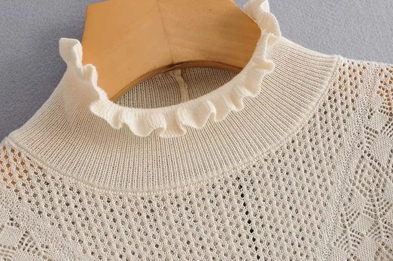 SWEATER WITH PUFF SLEEVES