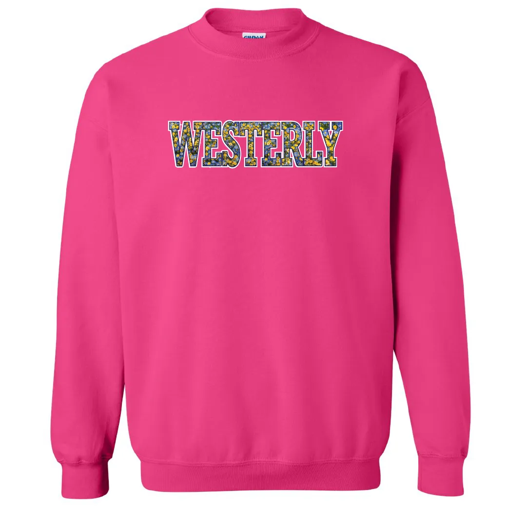 Westerly Flower Crew Sweatshirts